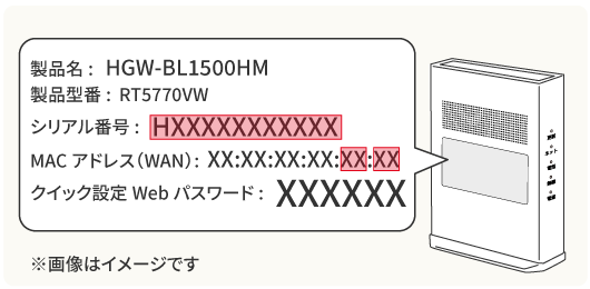 ホームゲートウェイのサンプルイラスト